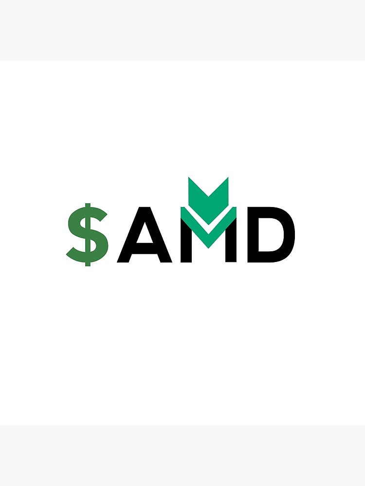 "AMD Stock Ticker (Advanced Micro Devices)" Poster by thetwostore
