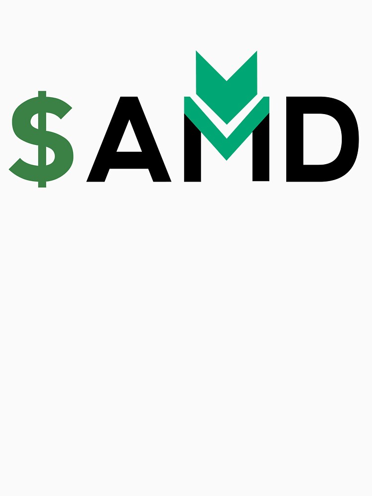 "AMD Stock Ticker (Advanced Micro Devices)" Tshirt by thetwostore
