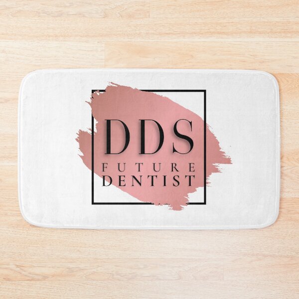 Item preview, DDS Future Dentist Vers. 2 Unique, Minimalist Square Typography Acronym, Pink Abstract, Modern Preppy Rose Gold designed and sold by PeriodicLabel.