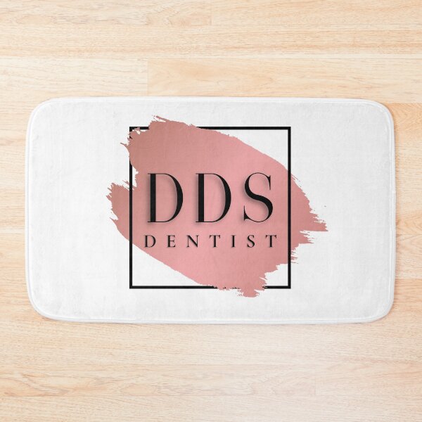 Item preview, DDS Dentist Vers. 2 Unique, Minimalist Square Typography Acronym, Pink Abstract, Modern Preppy Rose Gold designed and sold by PeriodicLabel.