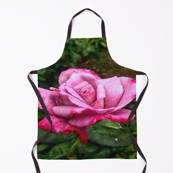 Item preview, A Hybrid Pink Rose with Green Background designed and sold by Anmol Arts.