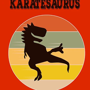 Artwork thumbnail, Karatesaurus by FridPix