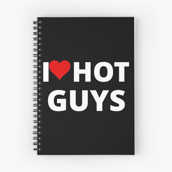 Item preview, I LOVE HOT GUYS designed and sold by uniqueitems.