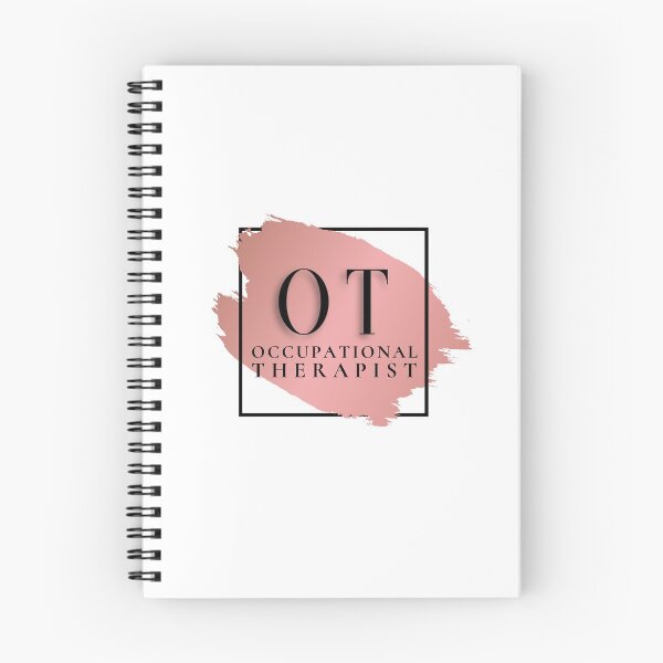 Item preview, OT Occupational Therapist #2 Unique, Minimalist Square Typography Acronym, Pink Abstract, Modern Preppy Rose Gold designed and sold by PeriodicLabel.