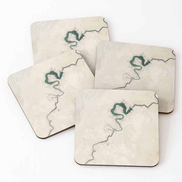 Item preview, Euphrates River, Iraq Travel Illustration designed and sold by Alo.