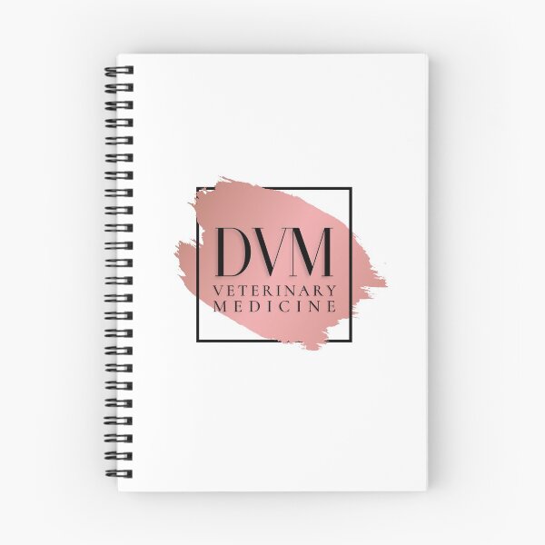 Item preview, DVM Veterinary Medicine Vers.2 Unique, Minimalist Square Typography Acronym, Pink Abstract, Modern Preppy Rose Gold designed and sold by PeriodicLabel.