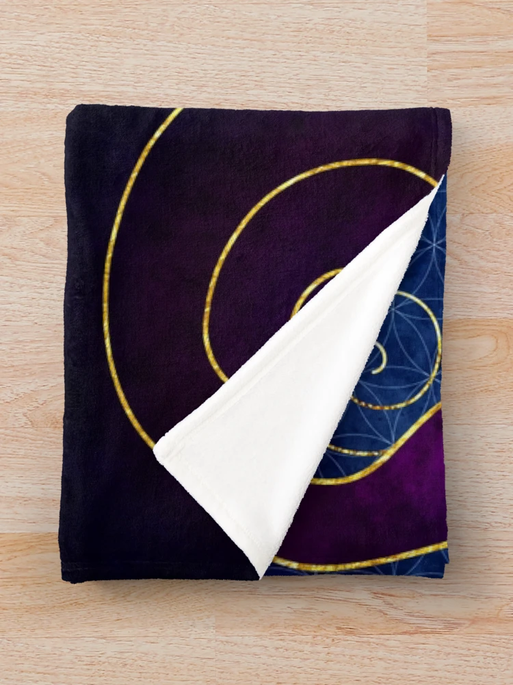 Thumbnail 3 of 6, Throw Blanket, Northern Lights designed and sold by Mandala Of Life.