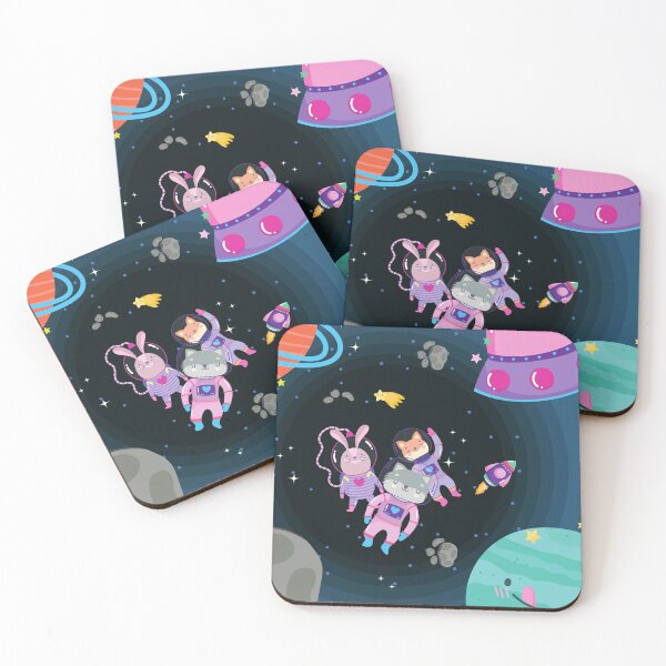 Item preview, Cute Space Animals in Spacesuits designed and sold by cgroenewald.