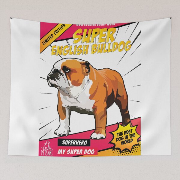 Item preview, cartoon bulldog designed and sold by Valerie Franchi.
