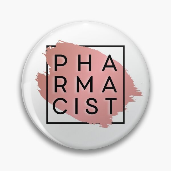 Item preview, PHARMD Pharmacist Vers. 2 Unique, Minimalist Square Typography, Pink Abstract, Modern Preppy Rose Gold designed and sold by PeriodicLabel.