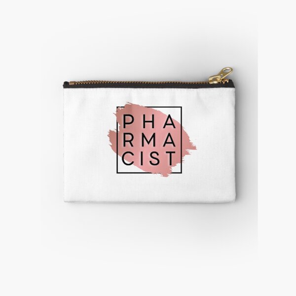 Artikelvorschau, PHARMD Apotheker Vers. 2 einzigartige, minimalistische quadratische Typografie, rosa abstrakt, modernes adrettes Roségold entworfen und verkauft von PeriodicLabel.