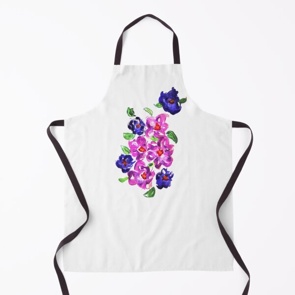 Item preview, Flowers painted purple designed and sold by Moonyflower.