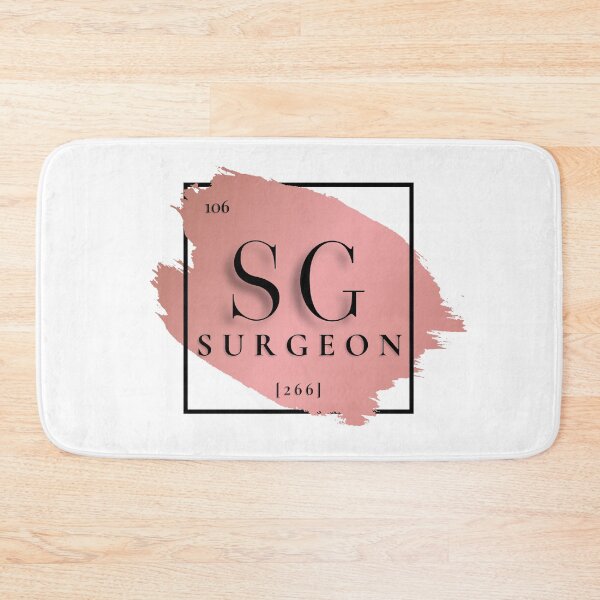 Item preview, Surgeon Vers. 2 Unique, Minimalist Periodic Table Acronym, Pink Abstract, Chic Rose Gold, Modern Preppy designed and sold by PeriodicLabel.