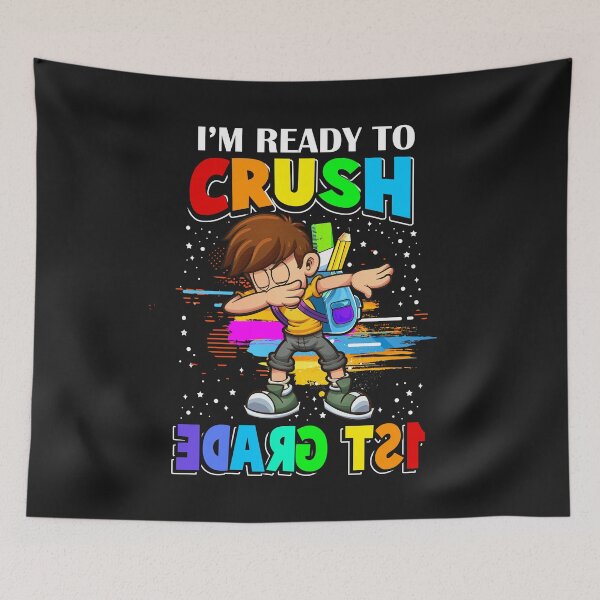 Item preview, I'm Ready to Crush - 1st Grade Boy designed and sold by SpecialGift79.