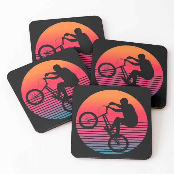 Item preview, BMX rider retro sunset designed and sold by geoji.