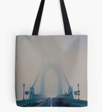 St. Johns Bridge Fog Tote Bag