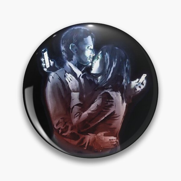Item preview, Banksy - Mobile Lovers designed and sold by PaulieDeez.