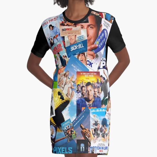 Adam Sandler's Face Graphic T-Shirt Dress for Sale by PapaBadDad