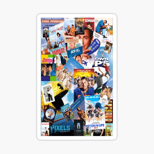 Vista previa del artículo con la obra «collage de Adam Sandler», diseñado y vendido por kanash-i.