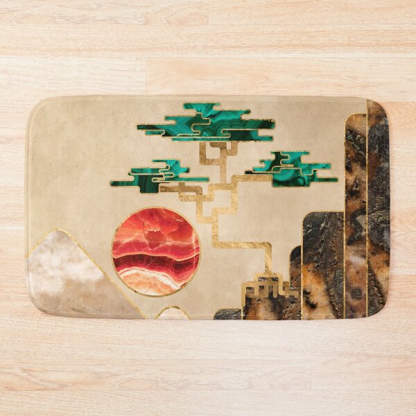 Item preview, Geometric Bonsai Mountain - mixed textures designed and sold by k9printart.