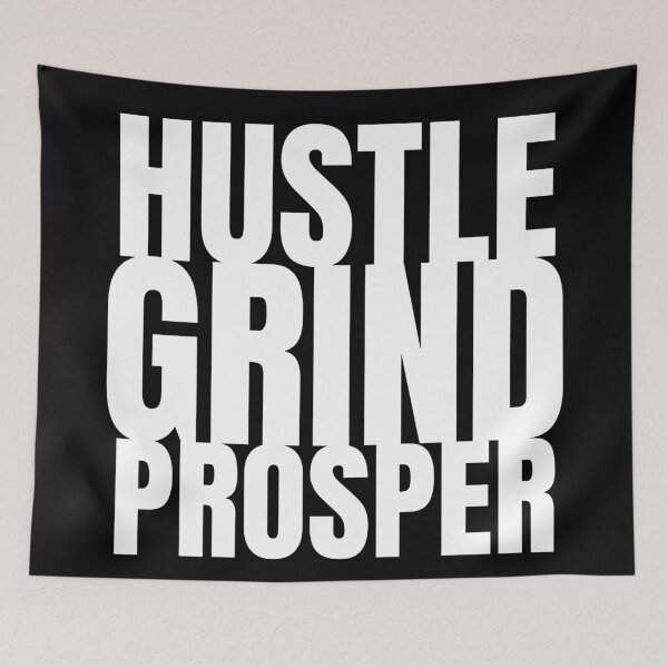 Item preview, HUSTLE GRIND PROSPER designed and sold by KingsManKind.
