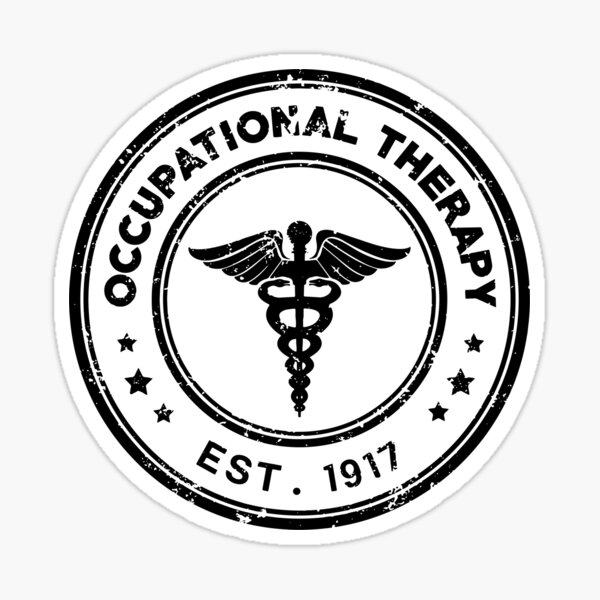 Artikel-Vorschau von Ergotherapie Vintage Stempel, designt und verkauft von seniorsflourish.