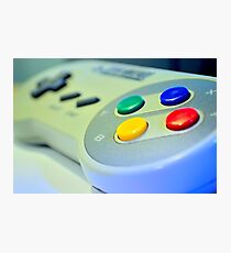 SNES Game Pad Photographic Print