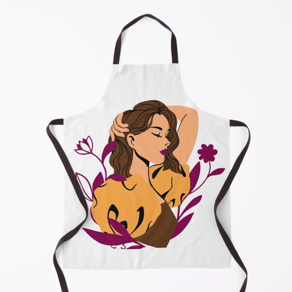 Item preview, Illustration of girl with flowers designed and sold by PolinaSu.