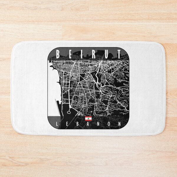 Item preview, Beirut Map Lebanon designed and sold by hatimelhag.