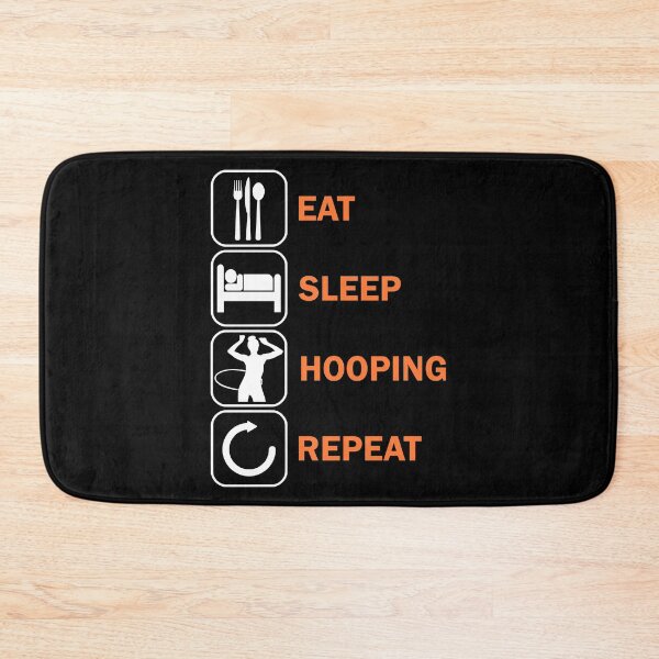 Item preview, Eat Sleep Hulahoop Huladance Hooping Sport designed and sold by DerNerd.