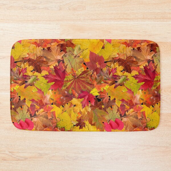 Item preview, Autumn Leaves Detail Pattern Forest Floor designed and sold by MyQueendom.