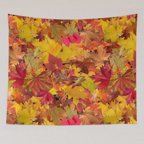Item preview, Autumn Leaves Detail Pattern Forest Floor designed and sold by MyQueendom.