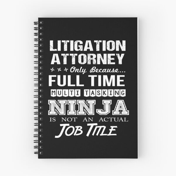 Item preview, Litigation Attorney T Shirt - Multitasking Ninja Job Gift Item Tee designed and sold by cloyannett.
