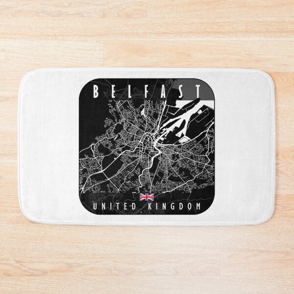 Item preview, Belfast Map United Kingdom designed and sold by hatimelhag.