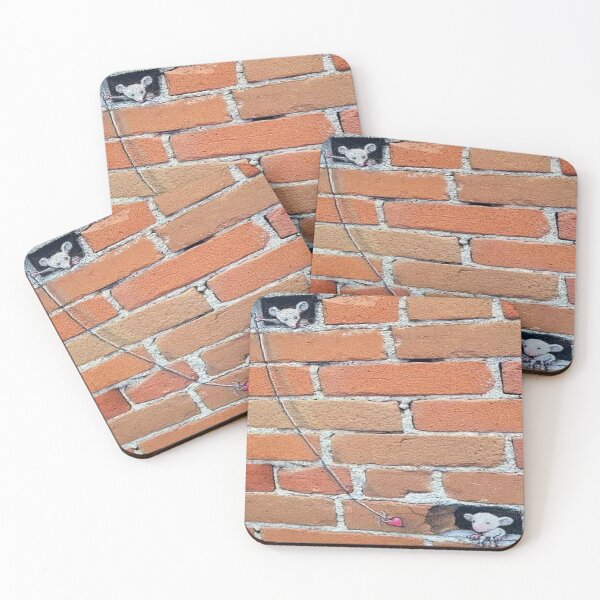 Item preview, Banksy Style Mice Street Art  designed and sold by Neilchurcherart.