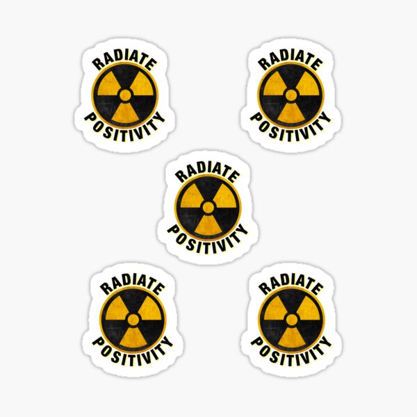 Artikel-Vorschau von Stickerpaket „Strahlenpositivität“, designt und verkauft von StickinTogether.
