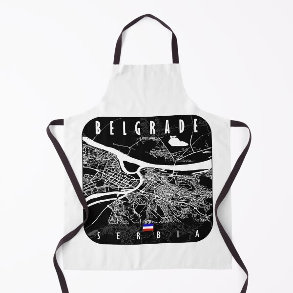 Item preview, Belgrade Map Serbia designed and sold by hatimelhag.