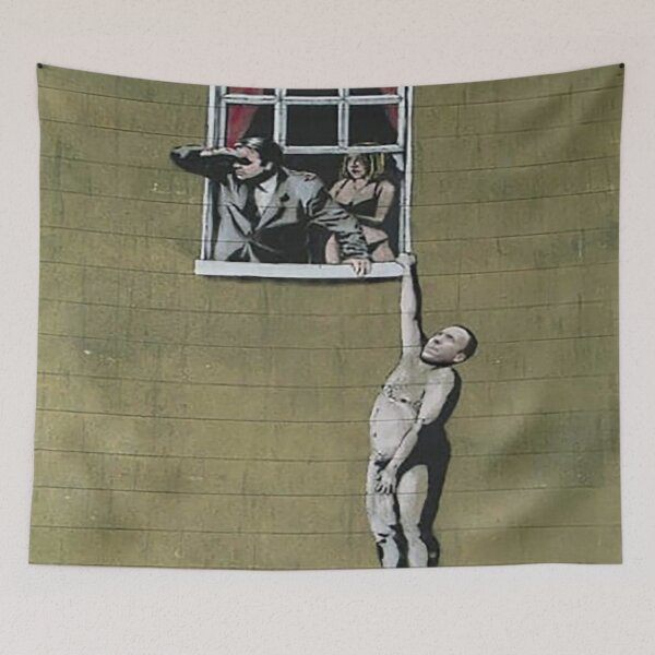 Item preview, Banksy Art of Matt Hancock designed and sold by Neilchurcherart.