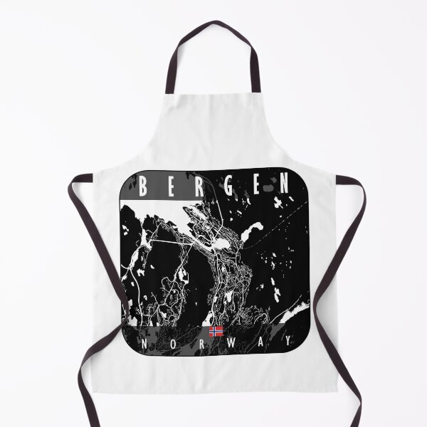 Item preview, Bergen Map Norway designed and sold by hatimelhag.