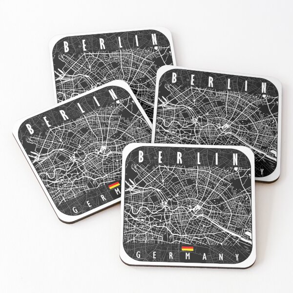 Item preview, Berlin Map Germany designed and sold by hatimelhag.