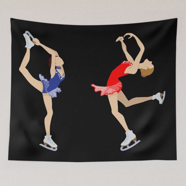 Item preview, Two Figure Skaters In A Pirouette designed and sold by Winter--Flowers.