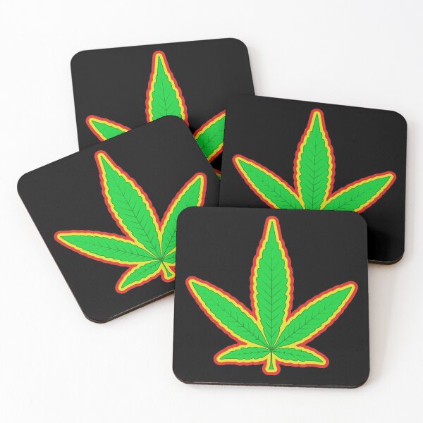Item preview, Rasta stripe Weed Leaf designed and sold by HETCH.
