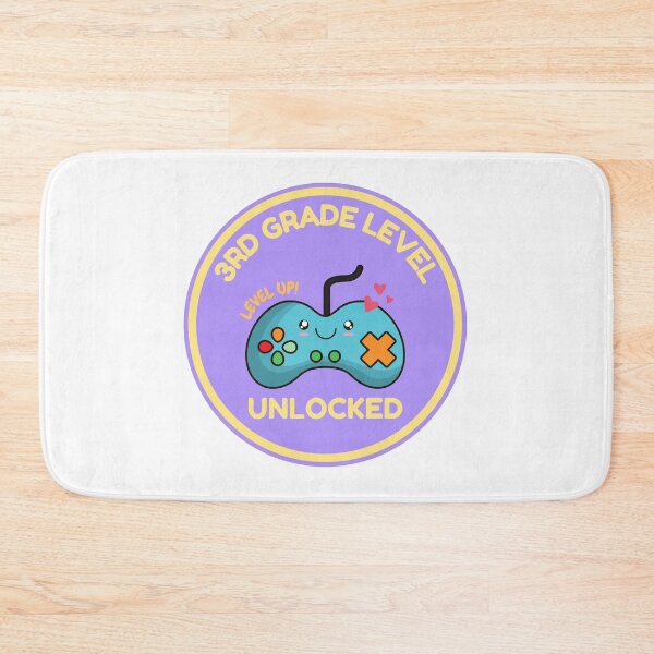 Item preview, Third Grade Level Unlocked Purple - Funny Back to School Gaming designed and sold by Teetee94.
