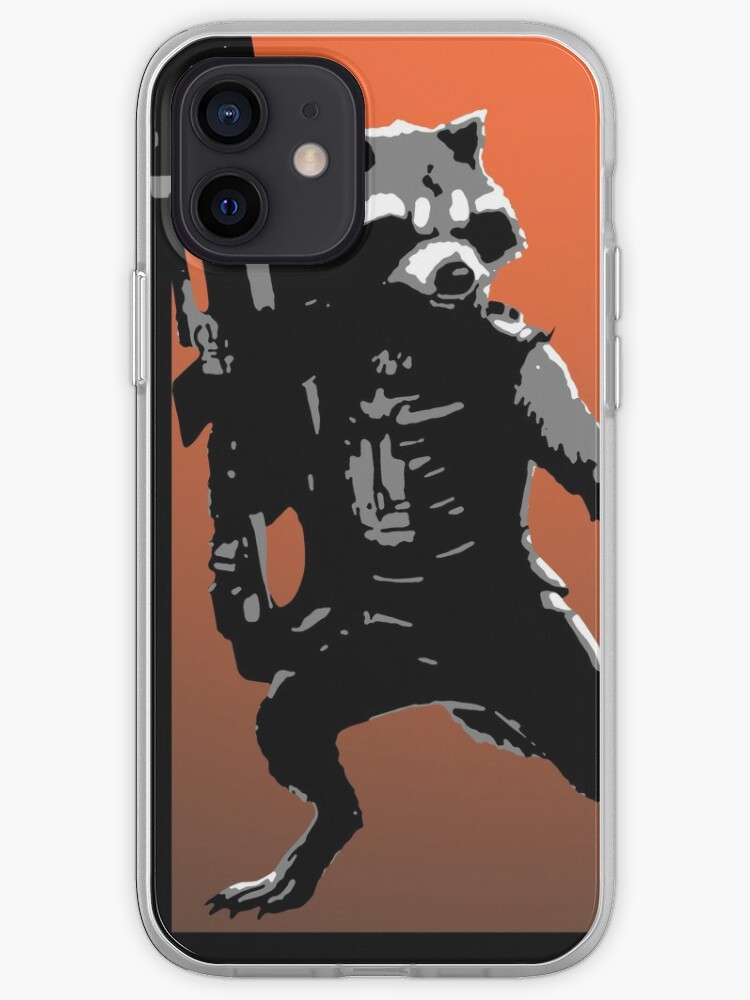 Rocket Racoon Iphone Case By Calbran Redbubble