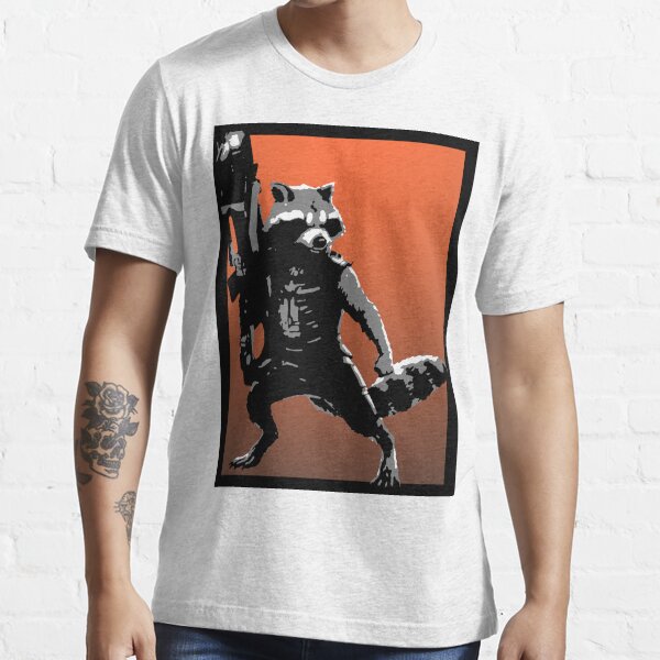 Rocket racoon t shirt Clearance