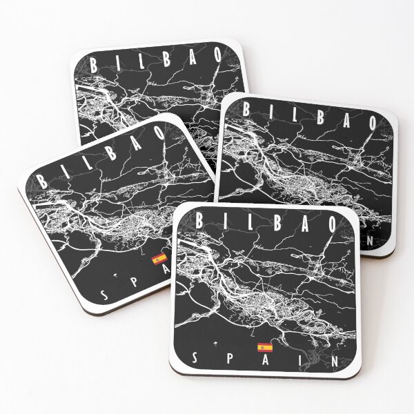 Item preview, Bilbao Map Spain designed and sold by hatimelhag.