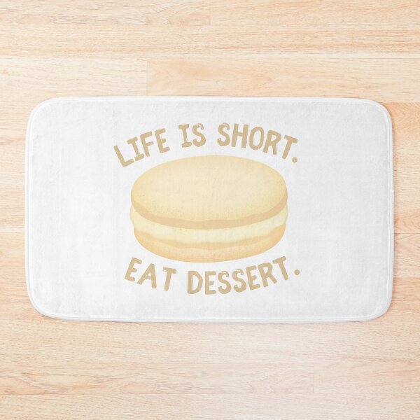 Item preview, Life Is Short Eat Dessert // Macaroon designed and sold by sunnyxvibesss.