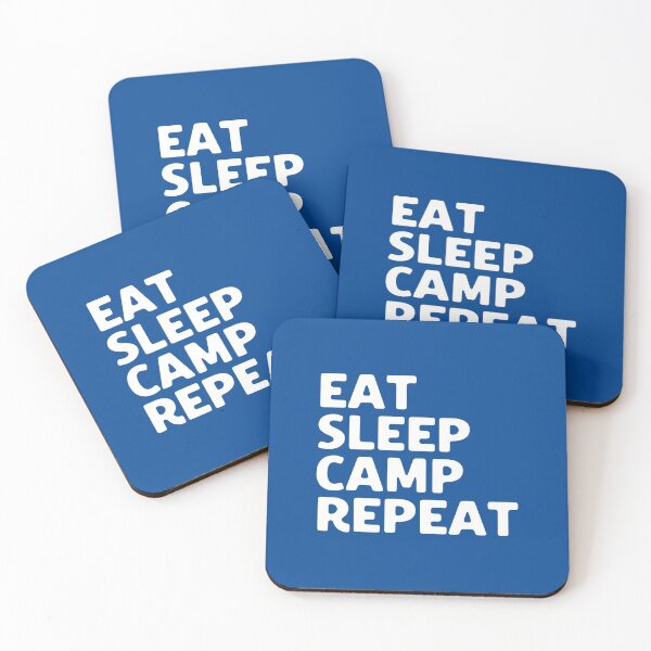Item preview, Eat Sleep Camp Repeat #1 designed and sold by SalahBlt.