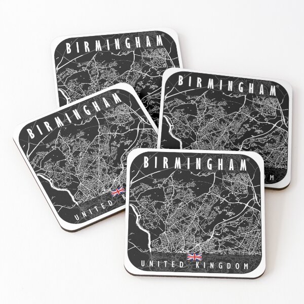 Item preview, Birmingham Map United Kingdom designed and sold by hatimelhag.