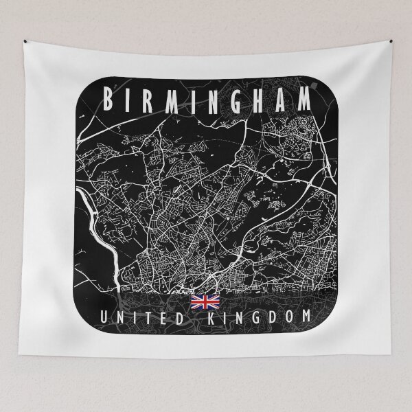 Item preview, Birmingham Map United Kingdom designed and sold by hatimelhag.
